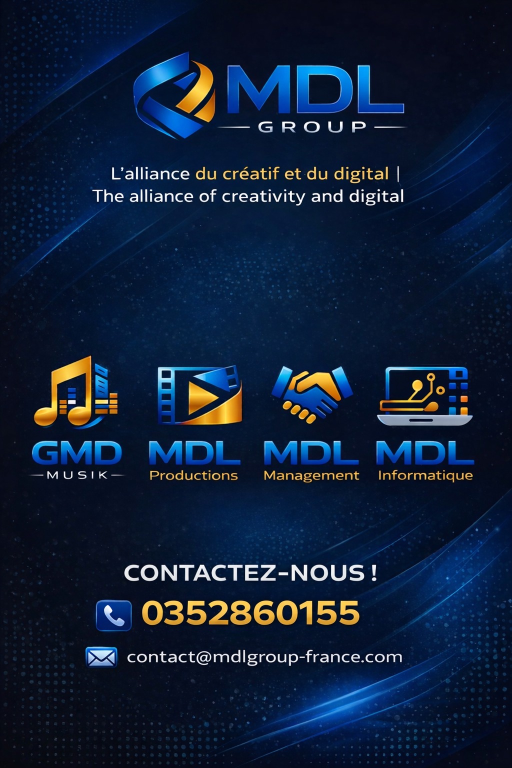 Plaquette MDL Group — Contact
